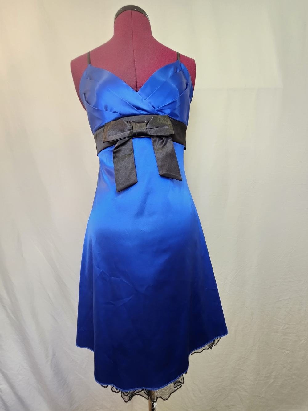 Royal Blue Strapless Dress by City Triangles
